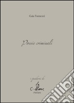 Poesie criminali libro