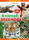 Animali selvaggi. Con 30 adesivi removibili. Ediz. illustrata libro di Autieri Viola