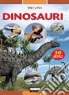 Dinosauri. Con 30 adesivi removibili. Ediz. illustrata libro