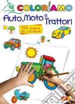 Coloriamo auto, moto e trattori libro