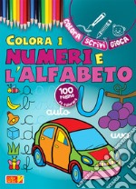 Colora i numeri e l'alfabeto libro