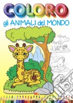 Coloro gli animali del mondo libro