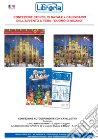 Stencil di Natale. Con Calendario: dell'avvento 3D a tema Duomo di Milano libro