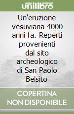 Un'eruzione vesuviana 4000 anni fa. Reperti provenienti dal sito archeologico di San Paolo Belsito libro