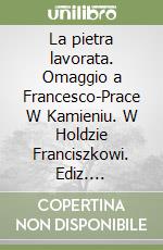 La pietra lavorata. Omaggio a Francesco-Prace W Kamieniu. W Holdzie Franciszkowi. Ediz. illustrata libro