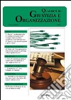 QUaderni di giustizia e organizzazione (2007). Vol. 3 libro