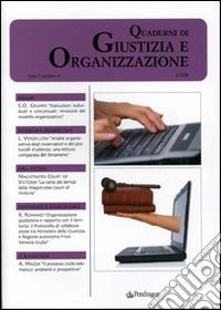 Quaderni di giustizia e organizzazione (2008). Vol. 4 libro