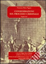 Considerazioni sul processo criminale libro