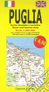 Puglia. Carta stradale e guida turistica. Con cartoguida alle spiagge del Salento 1:260.000. Ediz. italiana e inglese libro