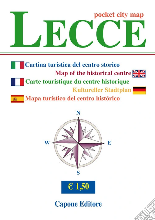Lecce. Pocket city map. Ediz. multilingue