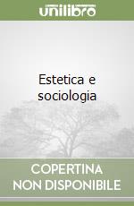 Estetica e sociologia libro