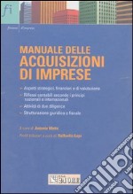 Manuale delle acquisizioni di imprese libro