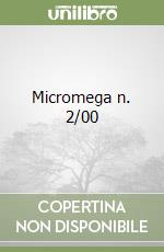 Micromega n. 2/00 libro