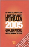 I ristoranti d'Italia 2005 libro