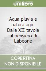 Aqua pluvia e natura agri. Dalle XII tavole al pensiero di Labeone