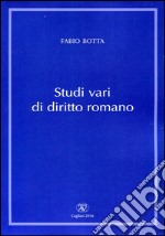 Studi vari di diritto romano