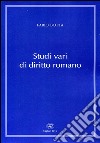 Studi vari di diritto romano libro