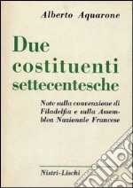 Due costituenti settecentesche libro