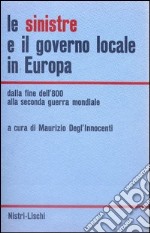 Le sinistre e il governo locale in Europa libro