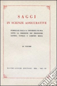 Saggi in scienze assicurative. Vol. 2