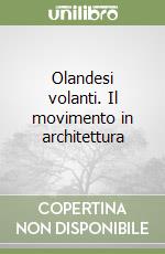 Olandesi volanti. Il movimento in architettura libro