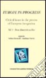 Europe in progress. Critical issues in the process of european integration. Vol. 1: From Maastricht to Nice libro