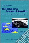 Technologies for european integration, standards-based interoperability of legal information systems libro