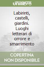 Labirinti, castelli, giardini. Luoghi letterari di orrore e smarrimento libro