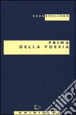 Prima della poesia libro