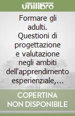 Formare gli adulti. Questioni di progettazione e valutazione negli ambiti dell'apprendimento esperienziale, apprendimento per metafore, soutdoor training