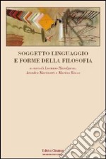 Soggetto, linguaggio e forme della filosofia libro