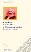 Per la critica dell'economia politica libro