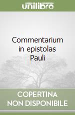 Commentarium in epistolas Pauli libro