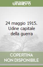 24 maggio 1915. Udine capitale della guerra libro