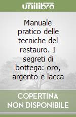 Manuale pratico delle tecniche del restauro. I segreti di bottega: oro, argento e lacca libro