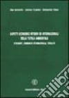 Aspetti economici interni ed internazionali della tutela ambientale: strumenti, commercio internazionale, fiscalità libro