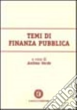 Temi di finanza pubblica. Vol. 1 libro