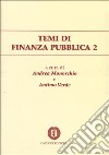 Temi di finanza pubblica. Vol. 2 libro