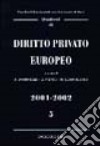 Diritto privato europeo. Vol. 5 libro