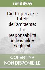 Diritto penale e tutela dell'ambiente: tra responsabilità individuali e degli enti libro