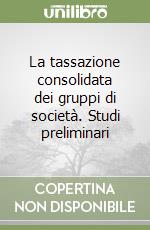 La tassazione consolidata dei gruppi di società. Studi preliminari