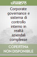 Corporate governance e sistema di controllo interno in realtà aziendali complesse libro