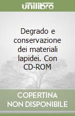 Degrado e conservazione dei materiali lapidei. Con CD-ROM