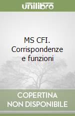 MS CFI. Corrispondenze e funzioni libro