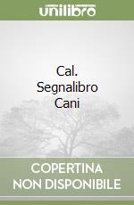 Cal. Segnalibro Cani libro