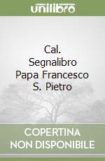 Cal. Segnalibro Papa Francesco S. Pietro libro