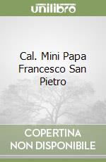 Cal. Mini Papa Francesco San Pietro libro