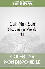 Cal. Mini San Giovanni Paolo II libro