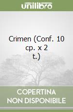 Crimen (Conf. 10 cp. x 2 t.) libro