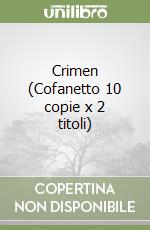 Crimen (Cofanetto 10 copie x 2 titoli) libro